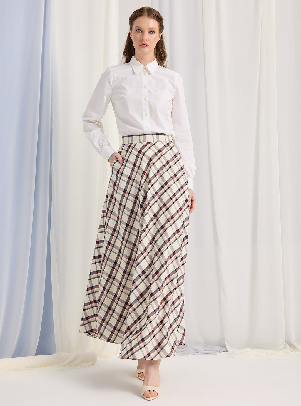 Check Maxi Skirt - Store WF