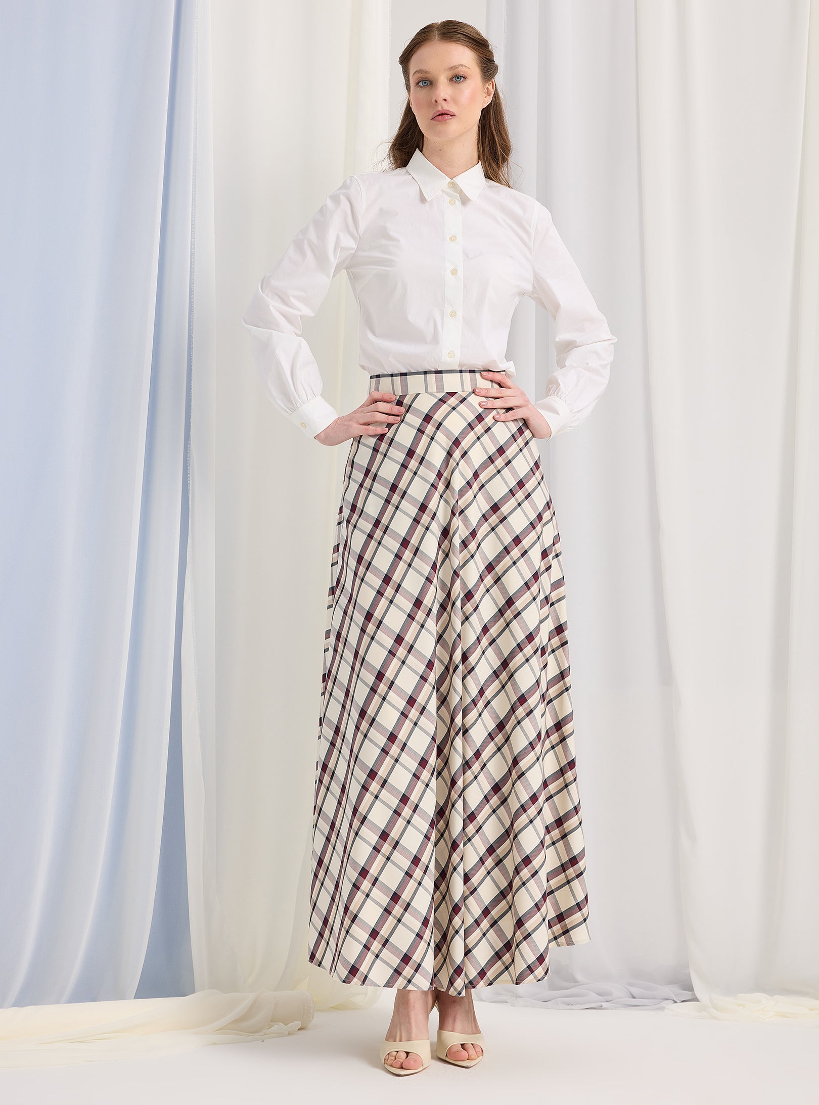 Check Maxi Skirt - Store WF