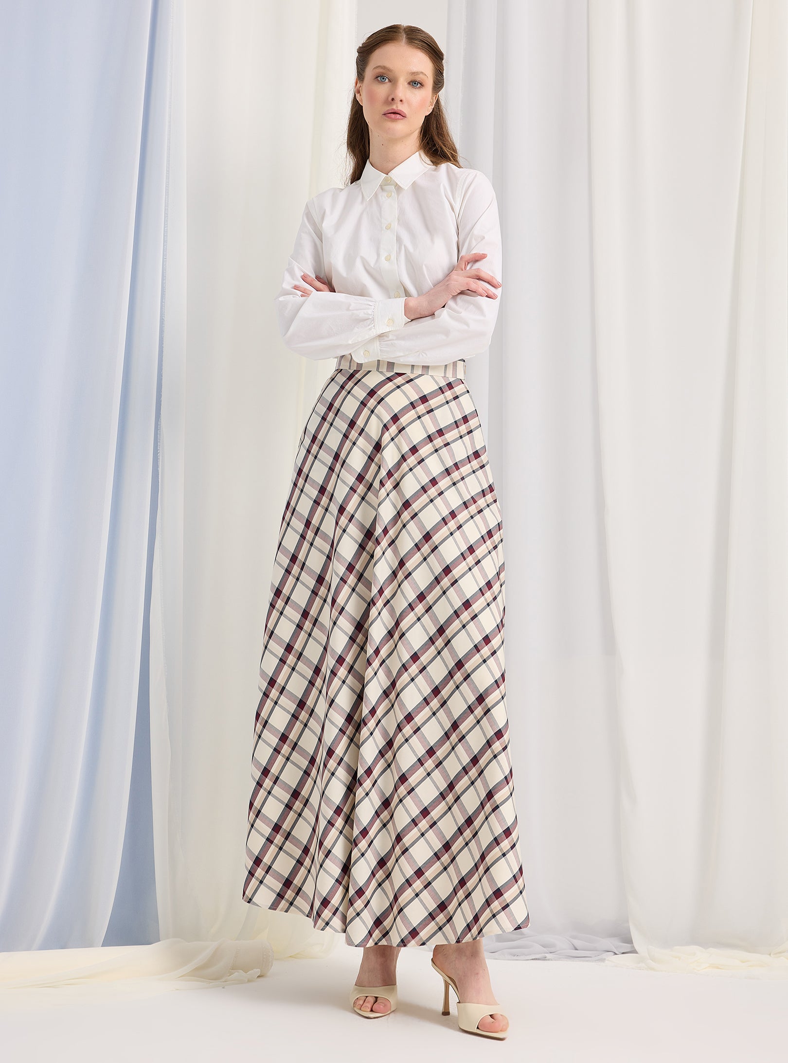 Check Maxi Skirt - Store WF