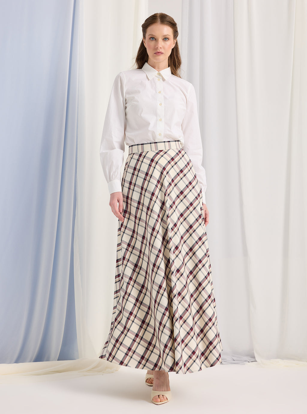 Check Maxi Skirt - Store WF