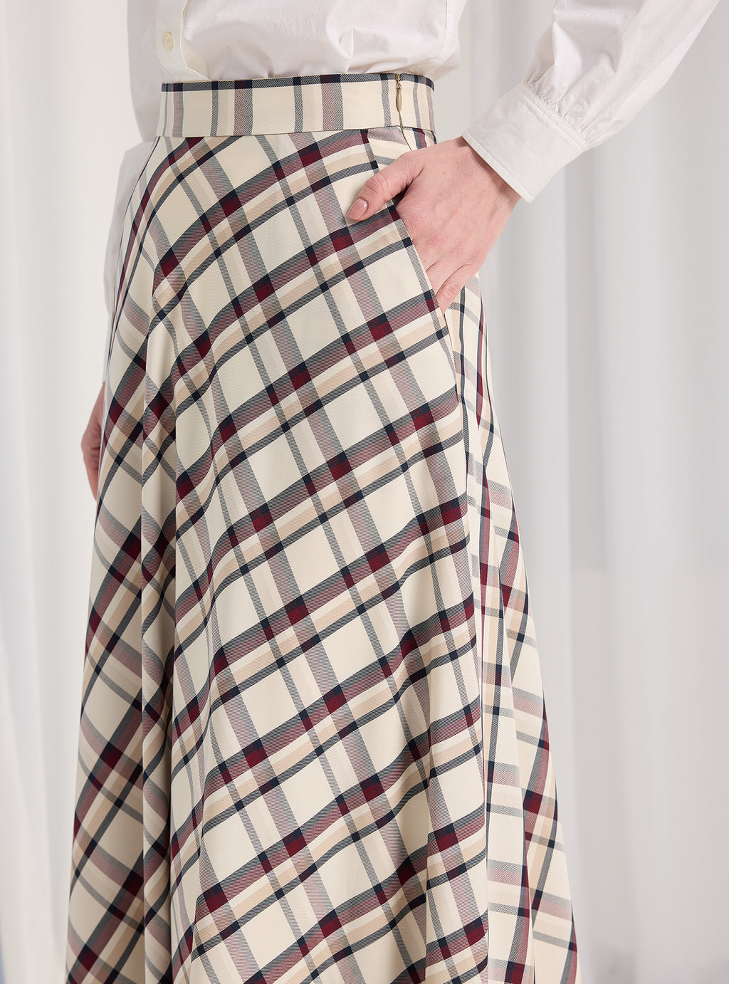 Check Maxi Skirt - Store WF