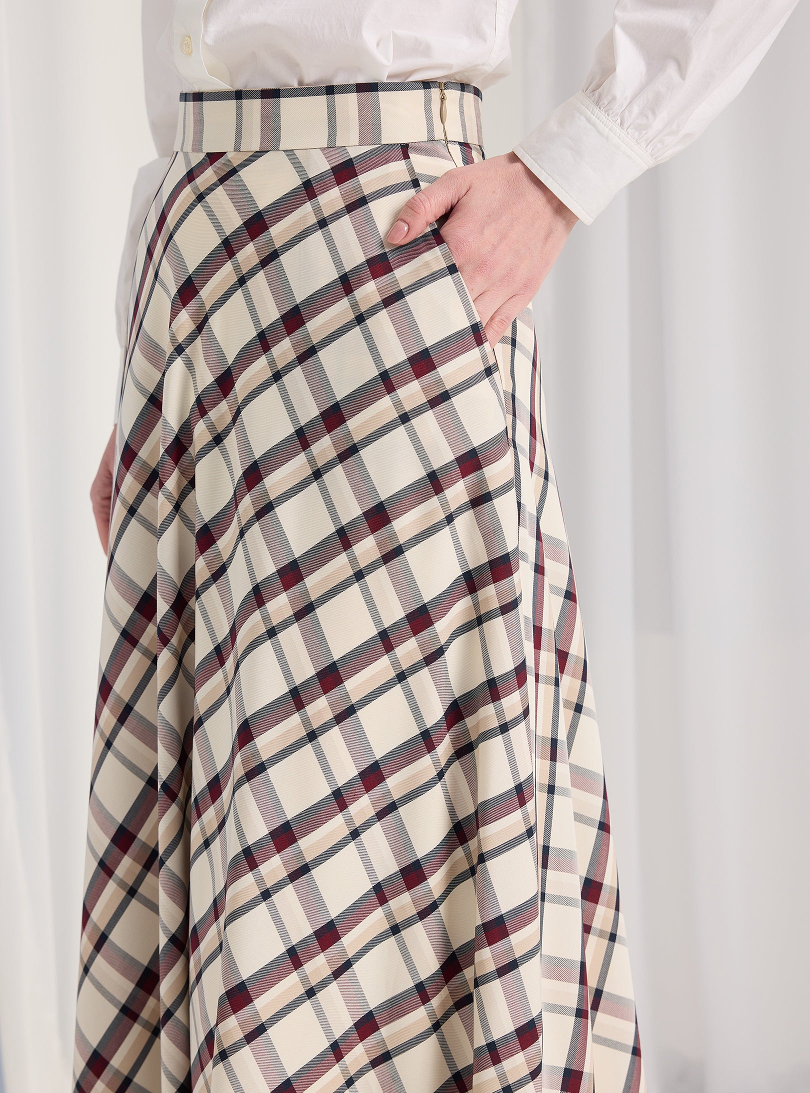 Check Maxi Skirt - Store WF