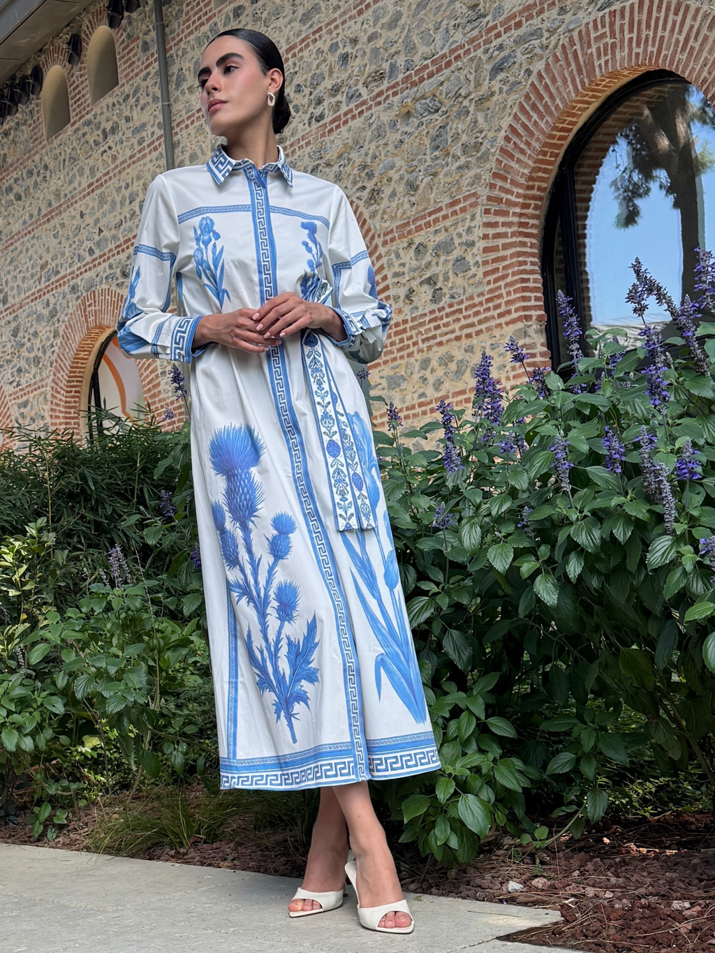 Blu Mediterraneo Maxi Dress - Store WF