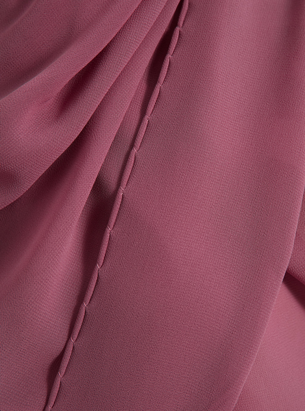 Chine Pink Hand Stitching Chiffon Hijab